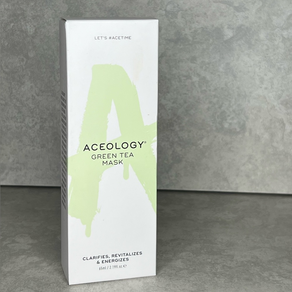 Aceology green tea mask